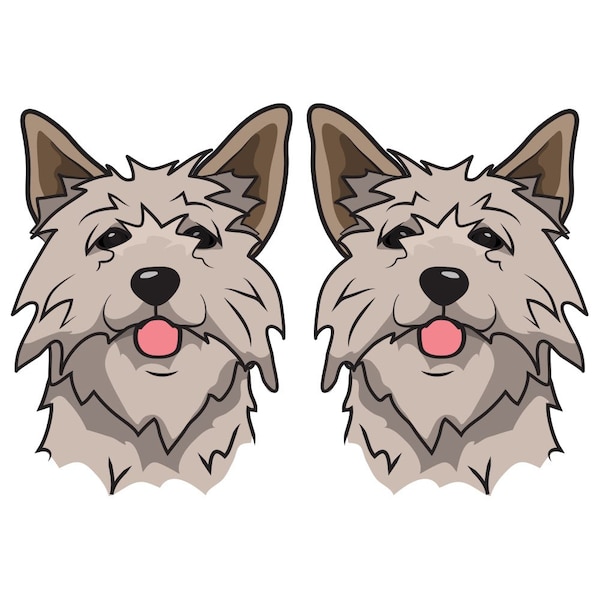 Norwich Terrier Dog Decal, Dog Lover Decor Vinyl Sticker